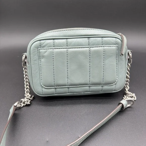 Tory burch SMALL KIRA PATENT CAMERA BAG Color:Light Arctic - Picture 3 of 5